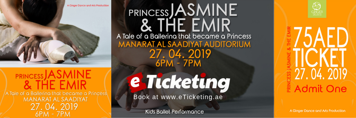 Princess Jasmine and The Emir Tickets Ginger Dance and Arts