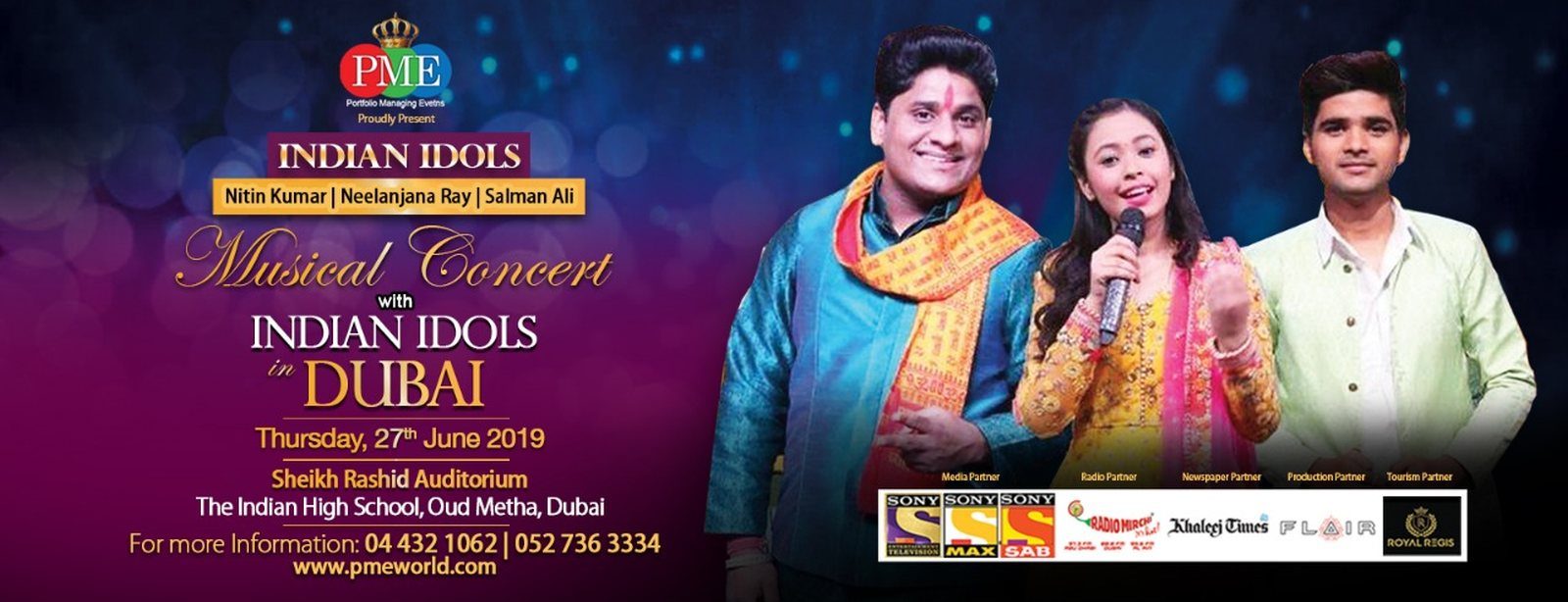 Indian Idols Musical Concert Tickets Portfolio Managing Events