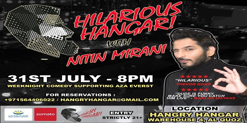 Hilarious Hangar With Nitin Mirani Tickets