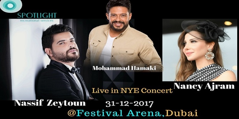 SpotLight Presents NYE Live Concert In Dubai Tickets